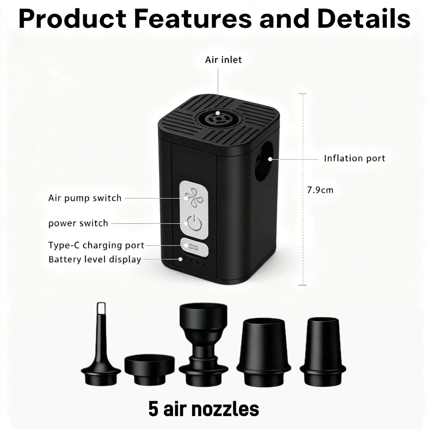 Portable Mini Electric Air Pump